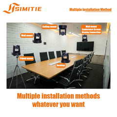 1080P PTZ Video Camera | 10x Optical Zoom, AI Tracking, NDI & SDI | SIMITIE PA-10X-SDI