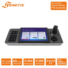 10.1-inch Touch Screen PTZ Camera Controller | IP Network w/ Live Preview | 1024 Camera Capacity