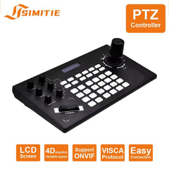 Professional IP PTZ Camera Controller | 4D Joystick & Keyboard | VISCA & ONVIF Network Control