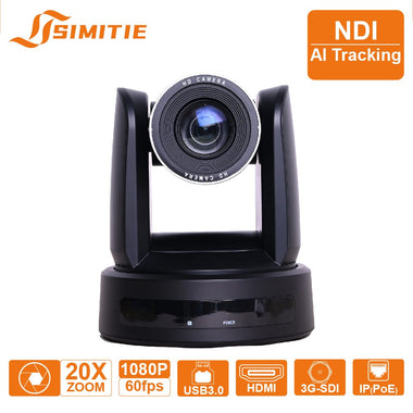 PA-20X-SDI 1080P60 HD 20x Optical Zoom NDI SDI AI Tracking PTZ Video Camera