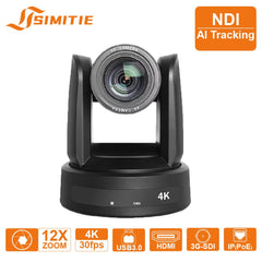 PA4-12X-SDI 4KP30 UHD 12x Optical Zoom NDI SDI AI Tracking PTZ Conference Camera