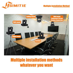 ST510-20X 4KP60 UHD 20x Optical Zoom NDI SDI Auto-Tracking PTZ Camera With OLED Display