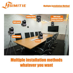 SVX60SH 4KP60 UHD 20x Optical Zoom NDI SDI AI Tracking PTZ Video Camera With Tally Light